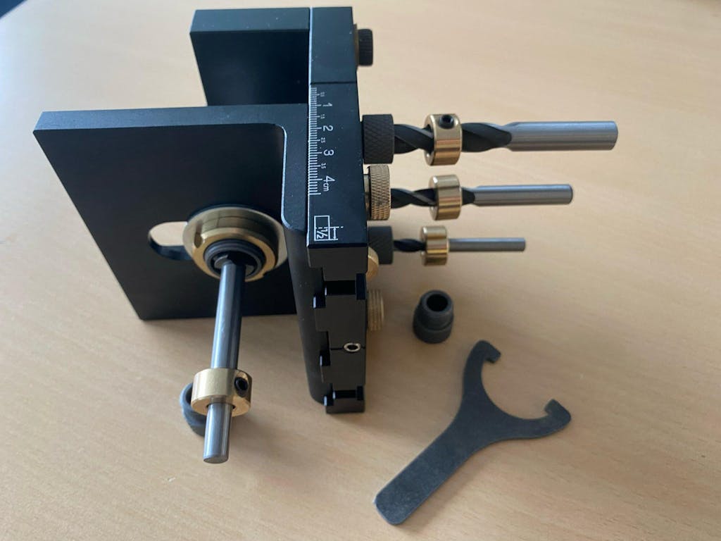 Levoite™ Pro Doweling Jig Kit Furniture Cam Lock Jig Minifix Jig Kit