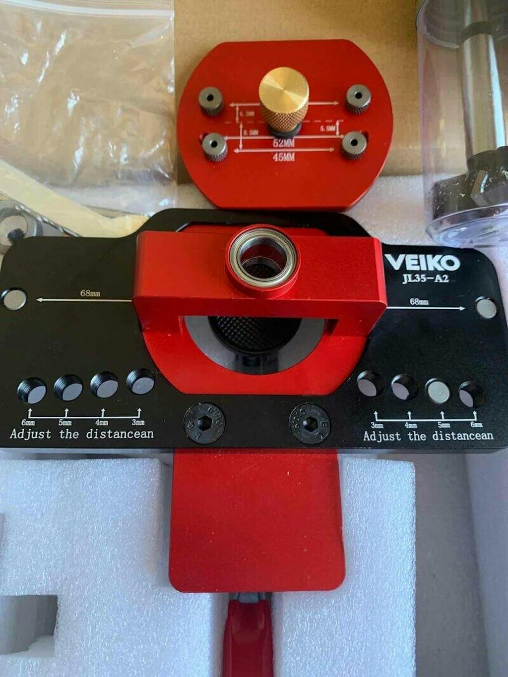 Levoite Concealed Hinge Jig Template 35MM Hinge Jig Euro Hinge