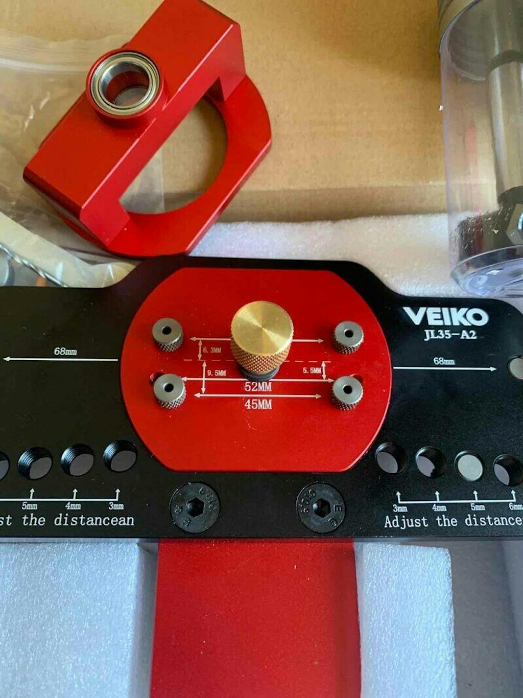 Levoite Concealed Hinge Jig Template 35MM Hinge Jig Euro Hinge