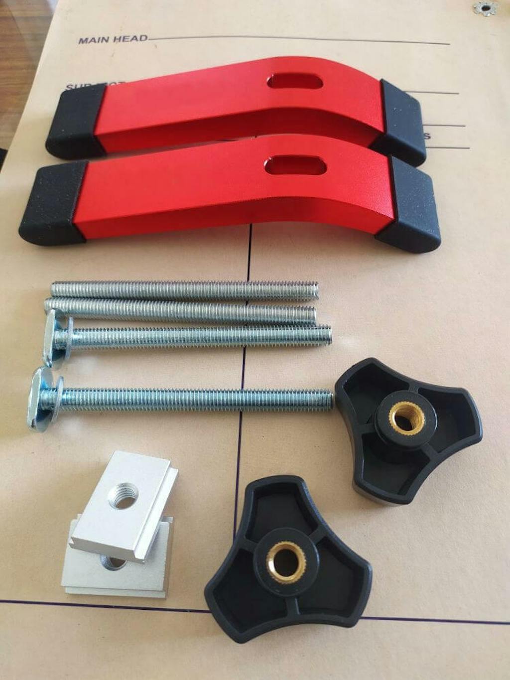 Levoite TTrack Hold Down Clamps — levoite