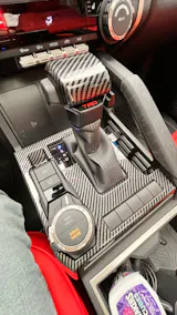 4Runner/Tacoma Gear Shift Panel Cover Trim ABS Carbon Fiber Style for Toyota