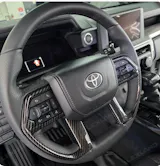 4Runner Interior Cover Trim ABS Carbon Fiber Style Protective Overlays For Toyota