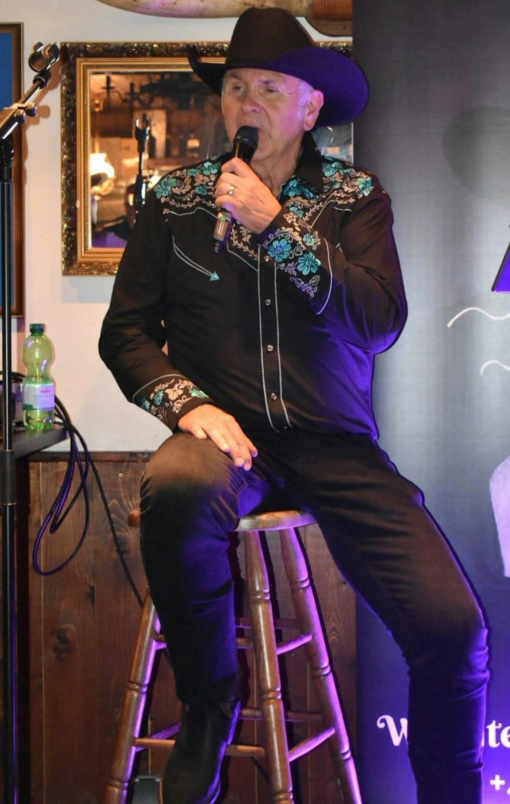 Golfo de México Men's Embroidered Western Pearl Snap Shirt