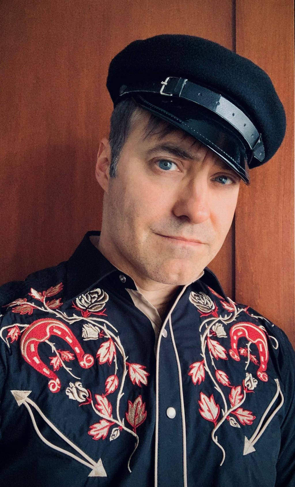 High Noon Men's Embroidered Western Pearl Snap Shirt