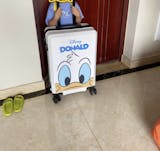 【数量限定】Disney ドナルドダック スーツケース | 注目度No.1！キュートなフェイス柄 キャリーケース U-60002