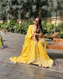 Wine Women Pure Cotton Kurta And Pant Set