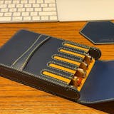 Leather Fountain Pen Case for 3 Pens