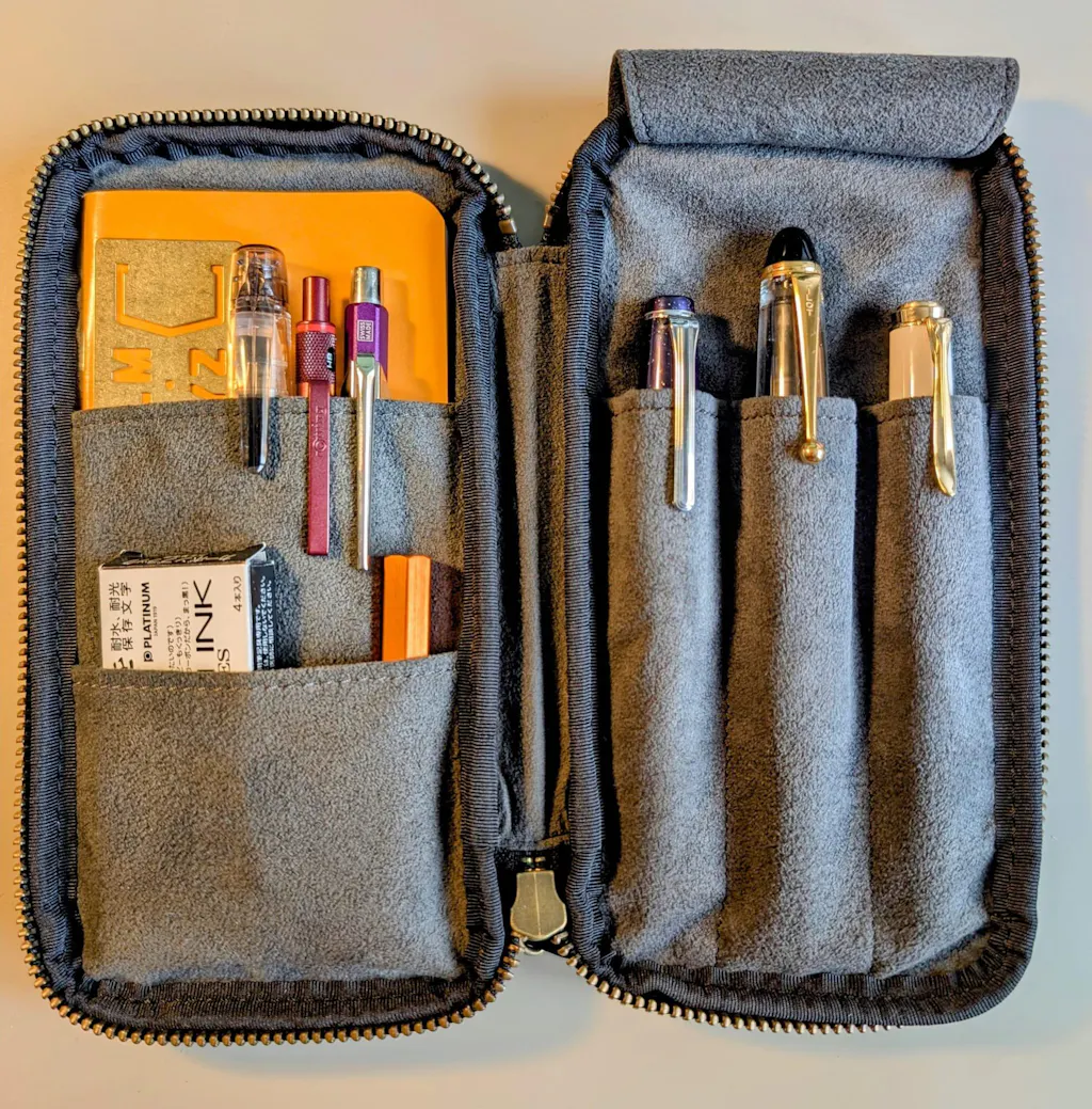 予約販売】文具にこだわる人のジップペンケース 【栃木レザー】 (sku