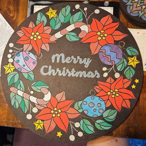 Christmas Wreath and Mandala Painting Kit - Bundle of 3