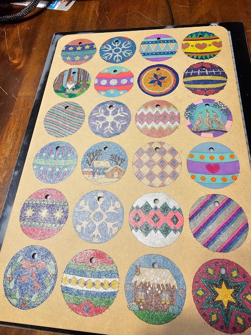 Life of Colour Christmas Baubles Kit