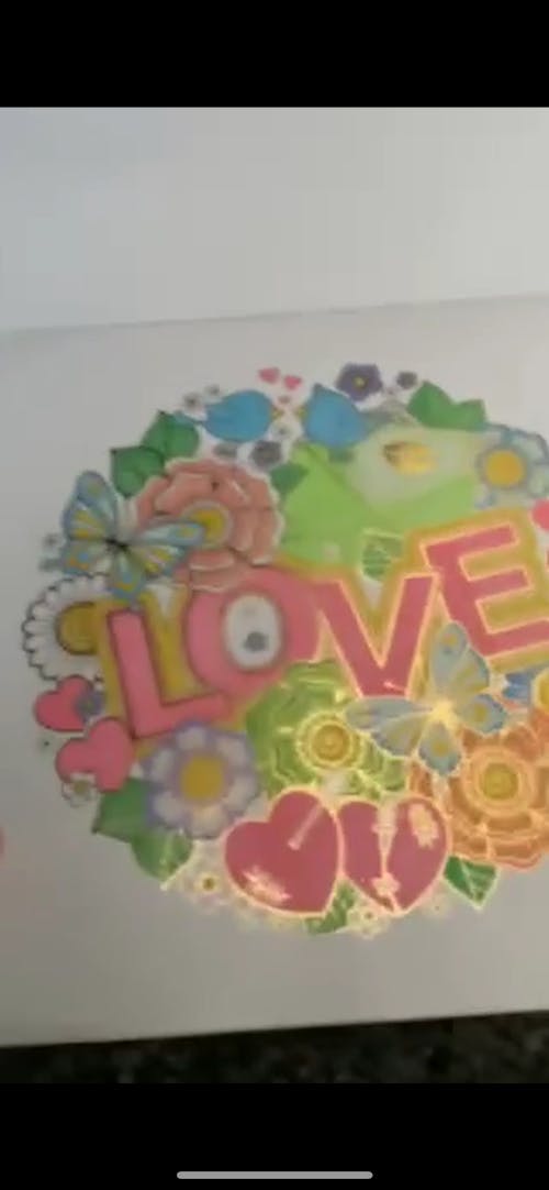 Life of Colour Gold Foil Colouring Book