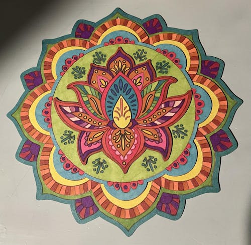 Life of Colour 3D Mandala - Aurora Lotus