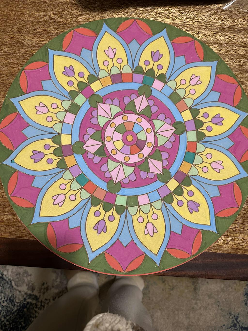 Life of Colour Mandala Painting Kit - Bundle of 3 (Part 1- Wildflowers)