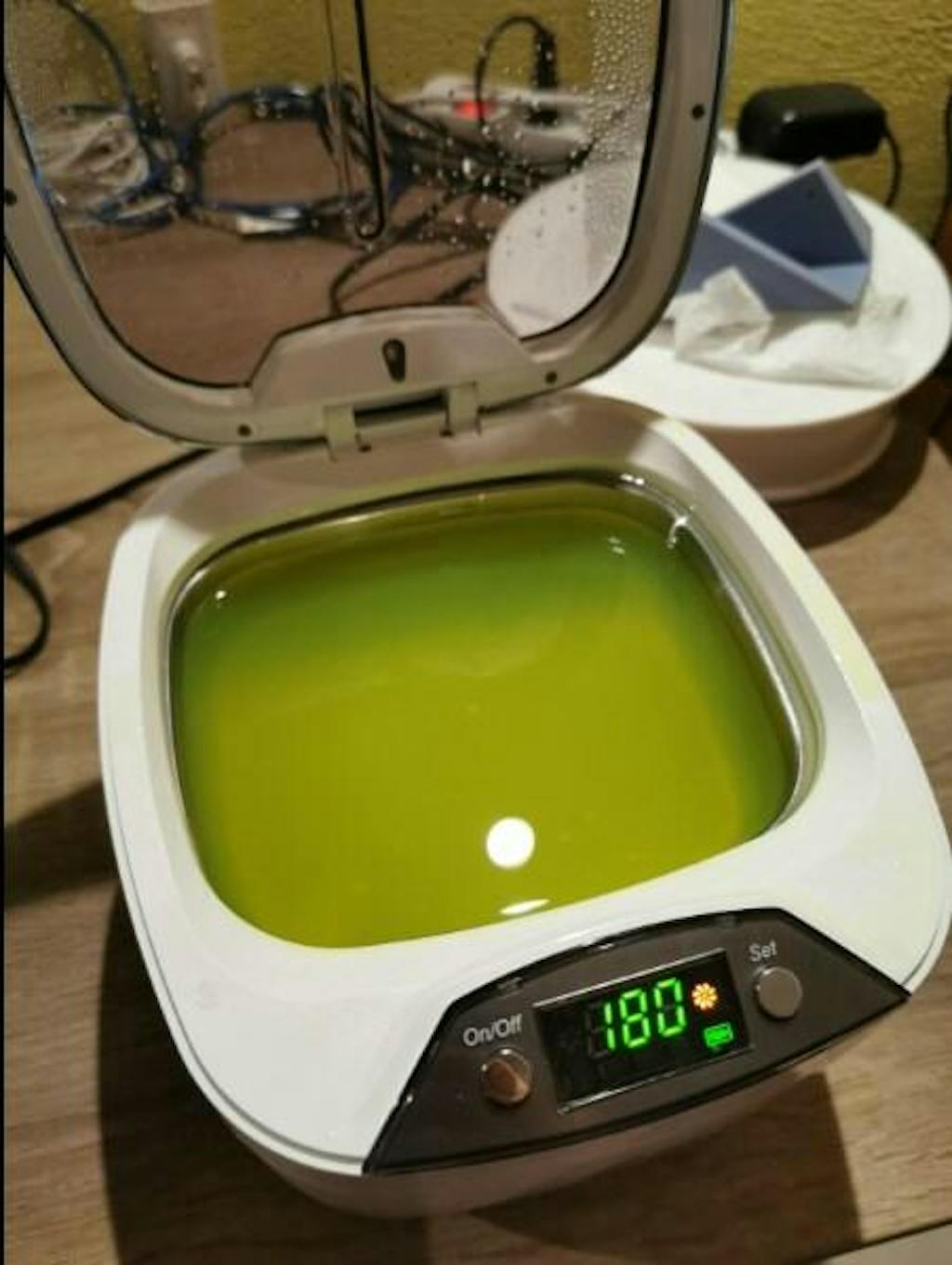 LifeBasis CD7920 Ultrasonic Jewelry Cleaner 850ml LCD Screen with 5 D