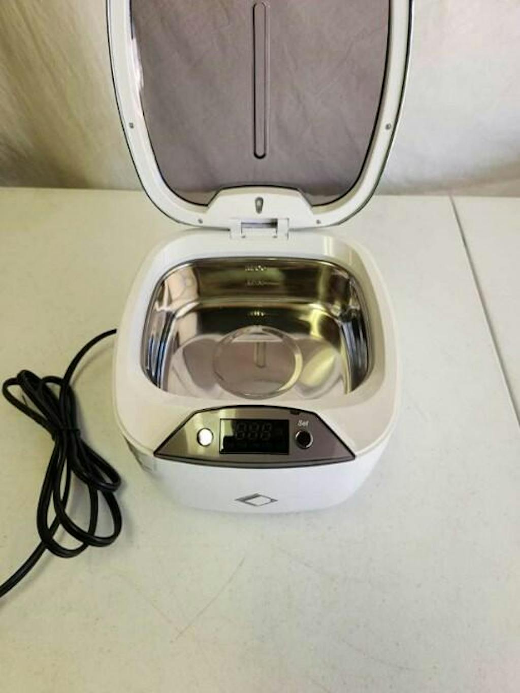 LifeBasis CD7920 Ultrasonic Jewelry Cleaner 850ml LCD Screen with 5 D
