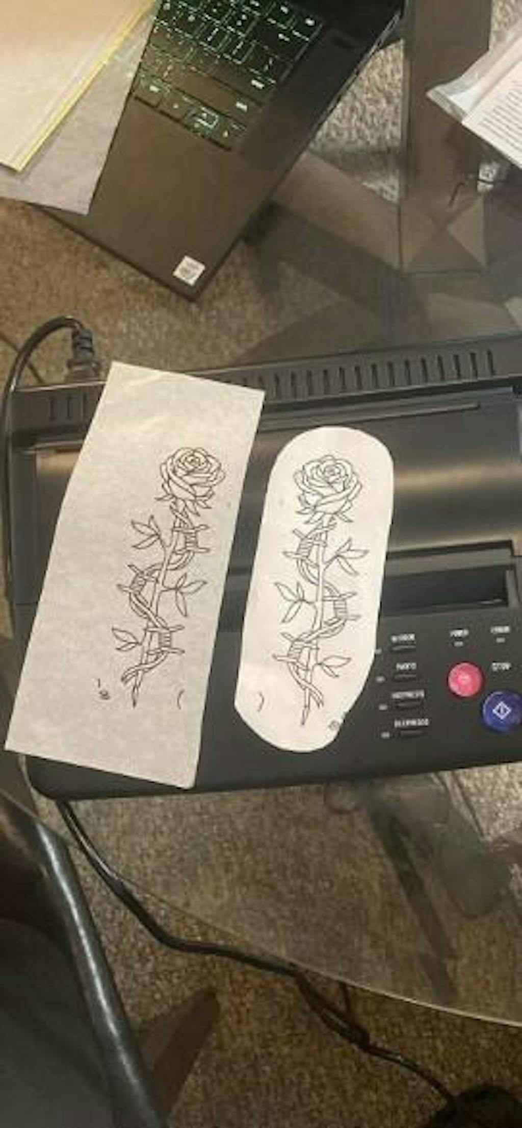 LifeBasis Tattoo Stencil Maker Transfer Machine Thermal Copier With Fr