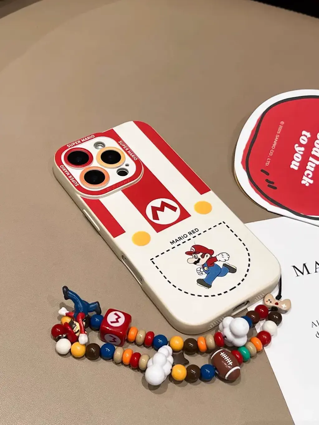 iPhone beads series | Super Mario Liquid Silicone Phone Case