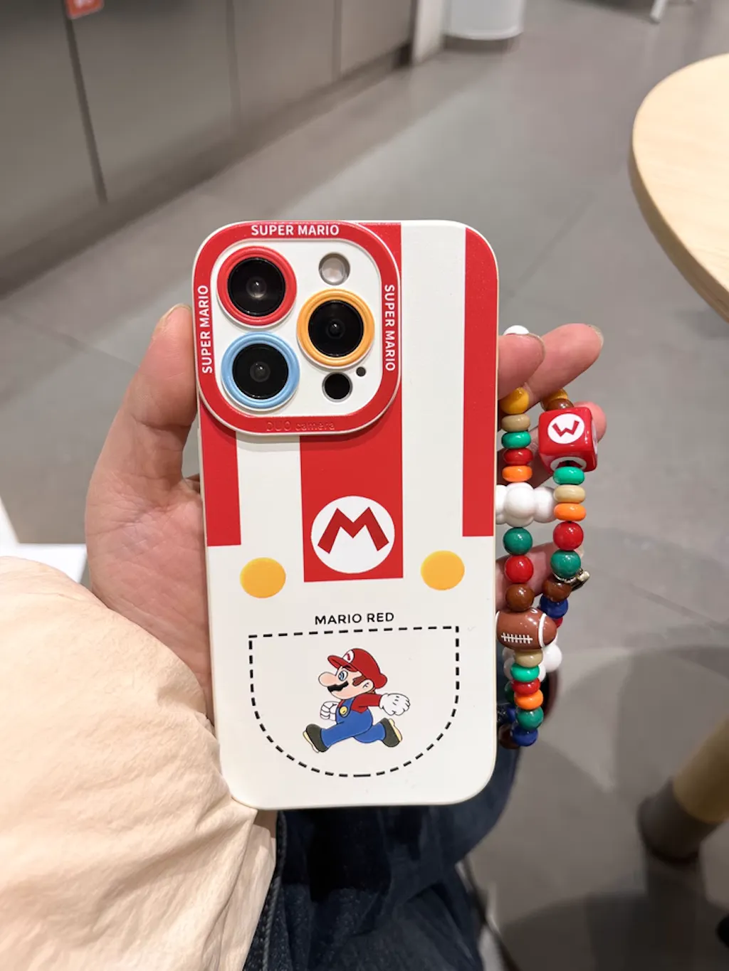 iPhone beads series | Super Mario Liquid Silicone Phone Case