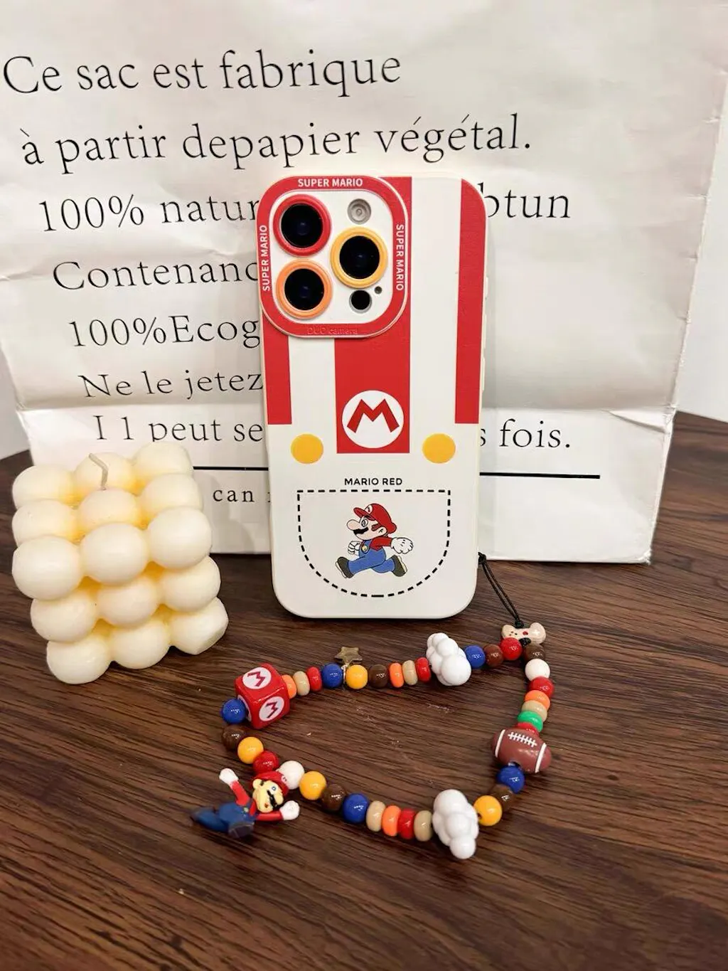 iPhone beads series | Super Mario Liquid Silicone Phone Case