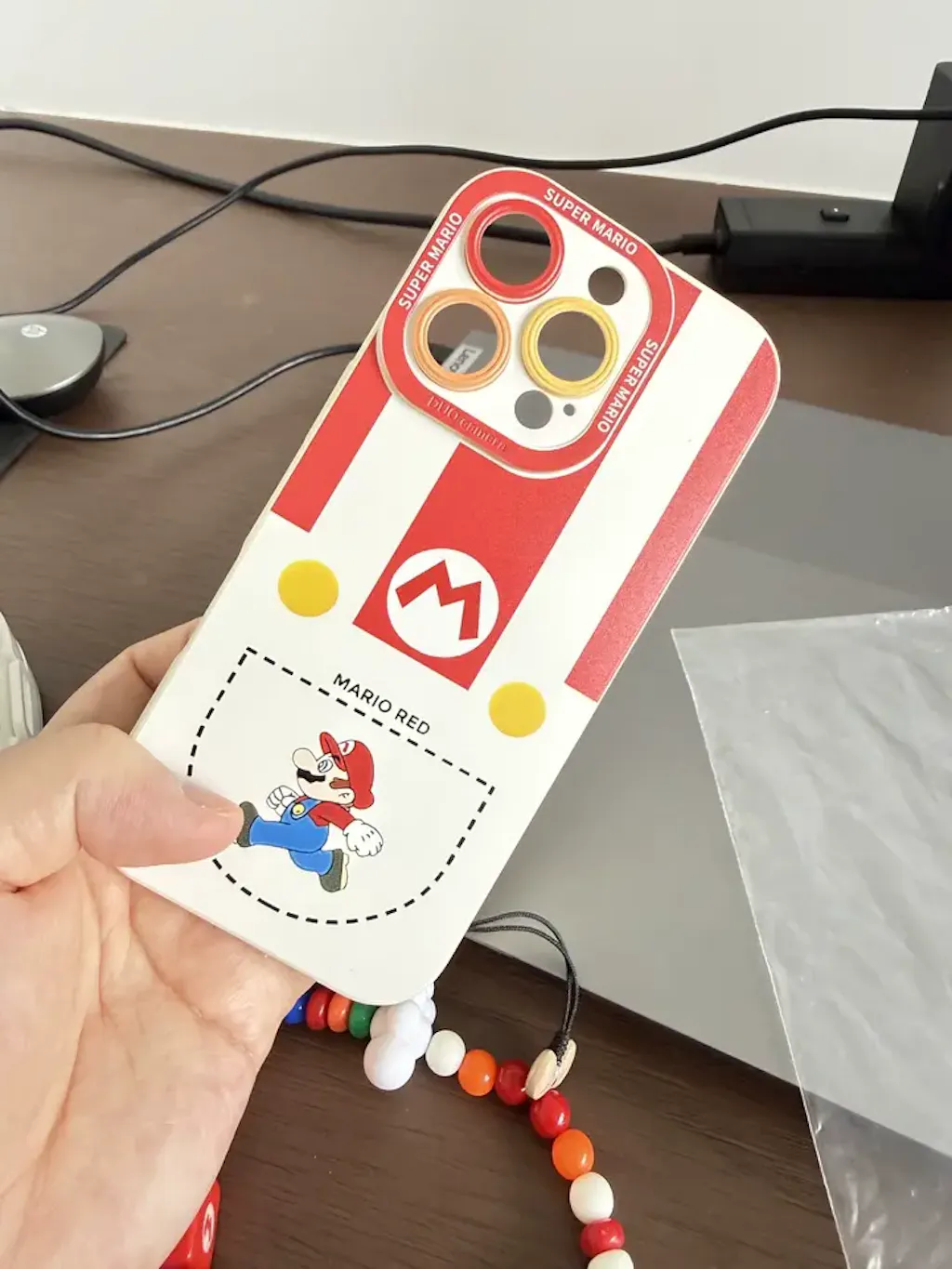 iPhone beads series | Super Mario Liquid Silicone Phone Case