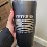 Veterans Day - 20 oz Coffee Tumbler - Crafty Jan's, LLC