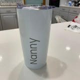 Personalized Shadow Name Stainless Steel Tumbler Cup – Initially Yours