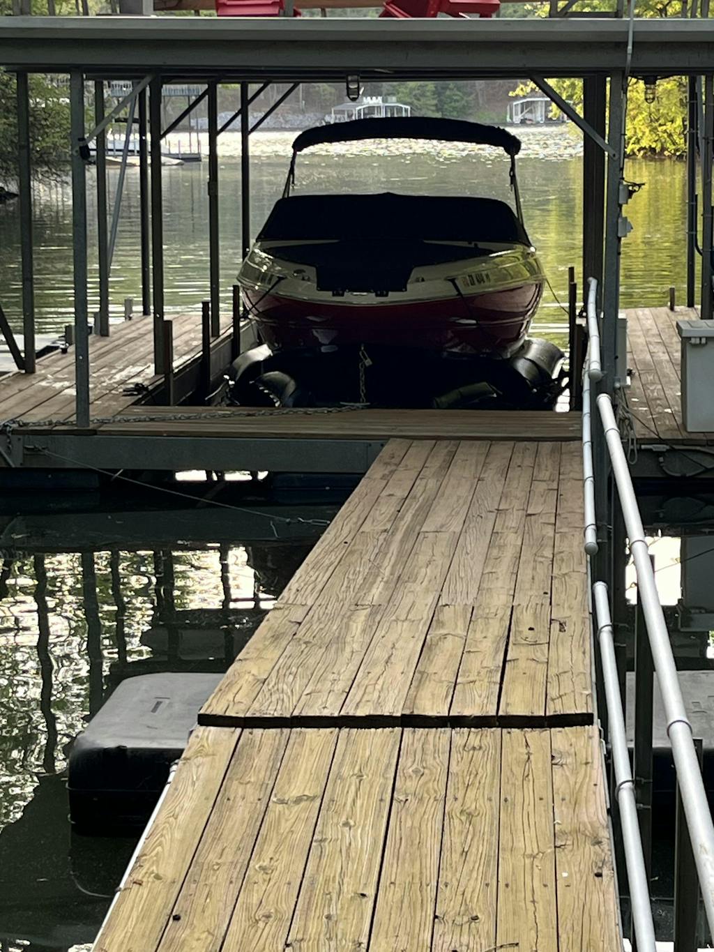 Air-Dock Inflatable Boat Lift