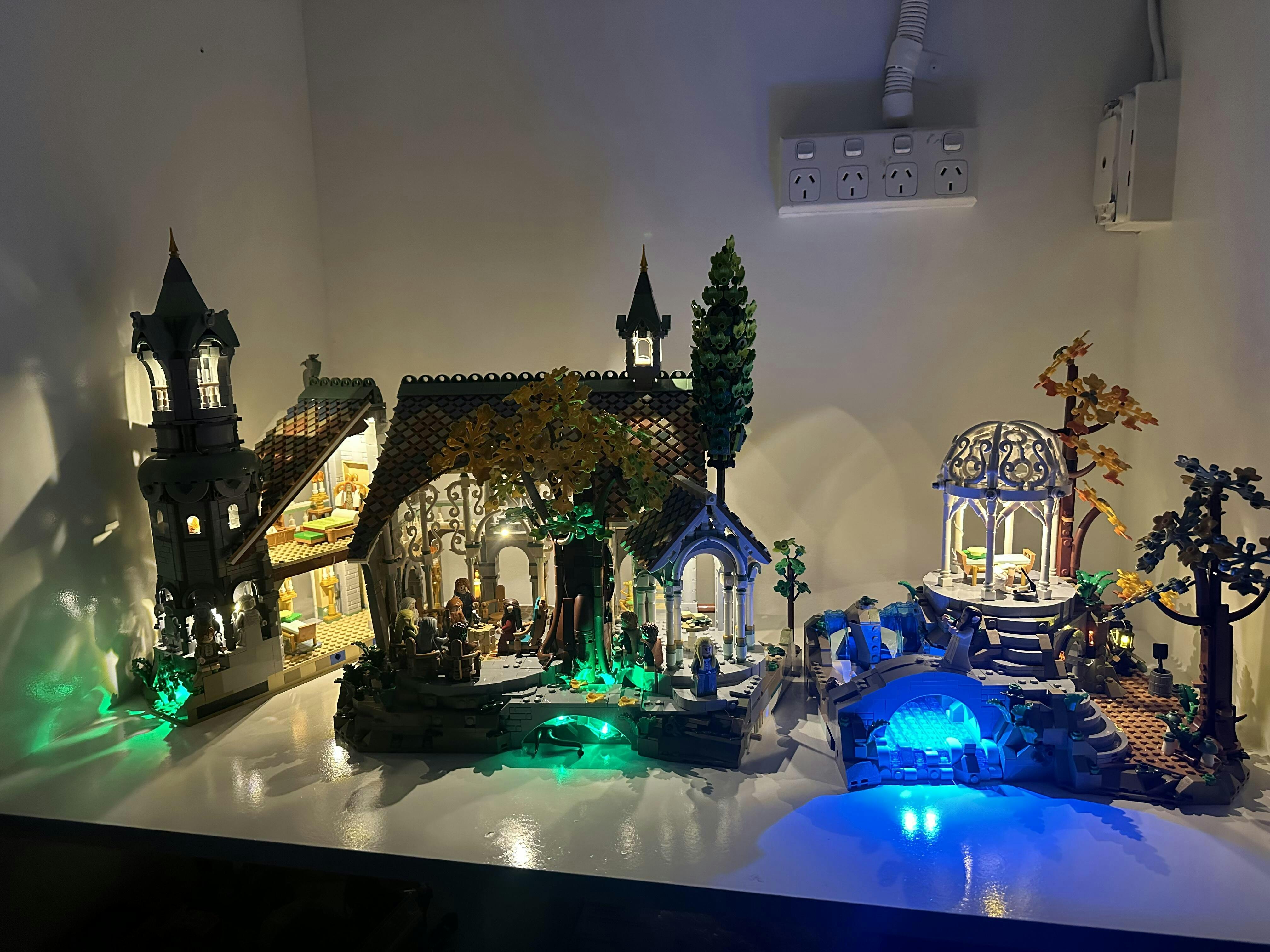 Light Kit For Tthe Lord Of The Rings: Rivendell #10316-Lightailing