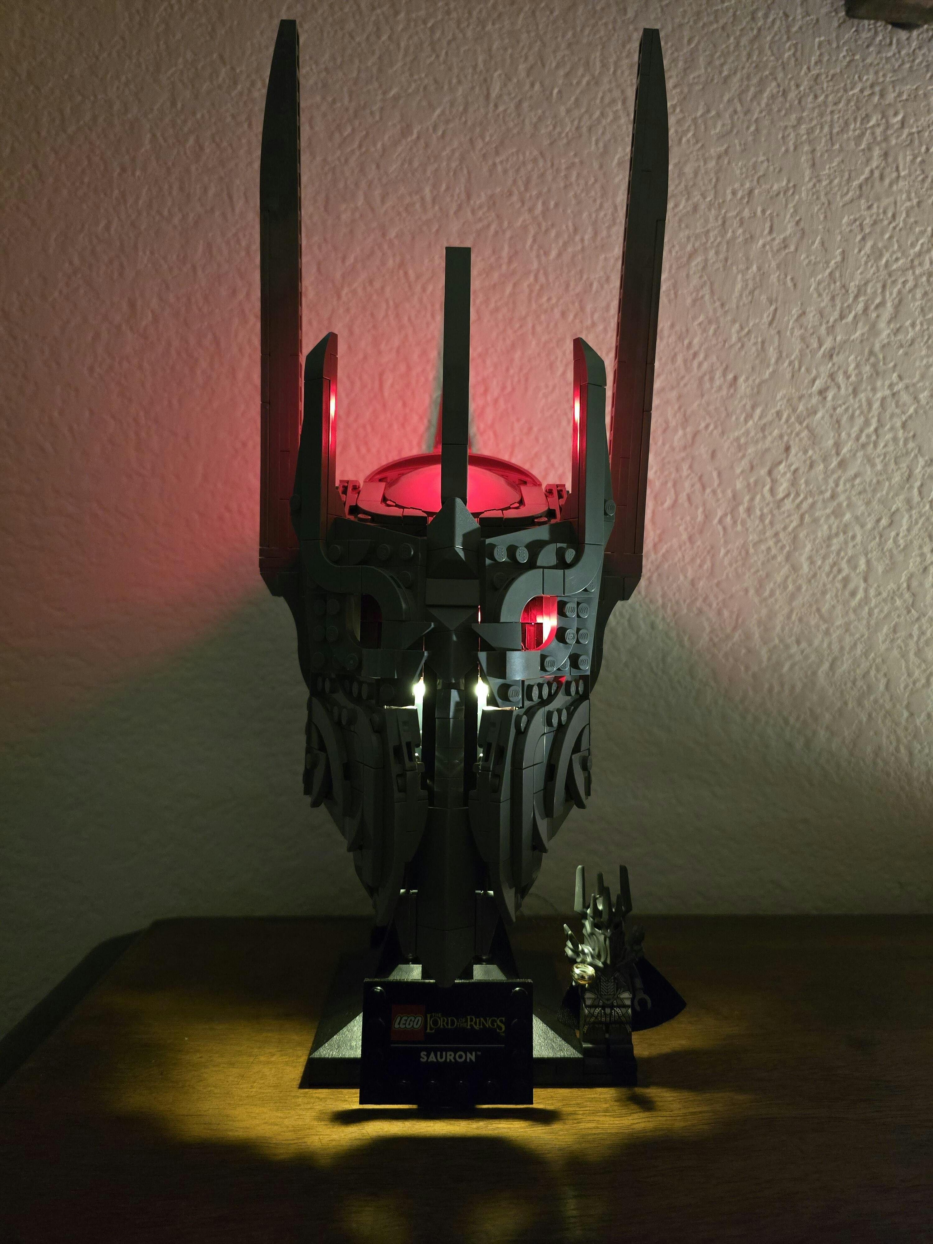 LEGO The Lord of the Rings: Sauron's Helmet 11373 LED Light Kit
