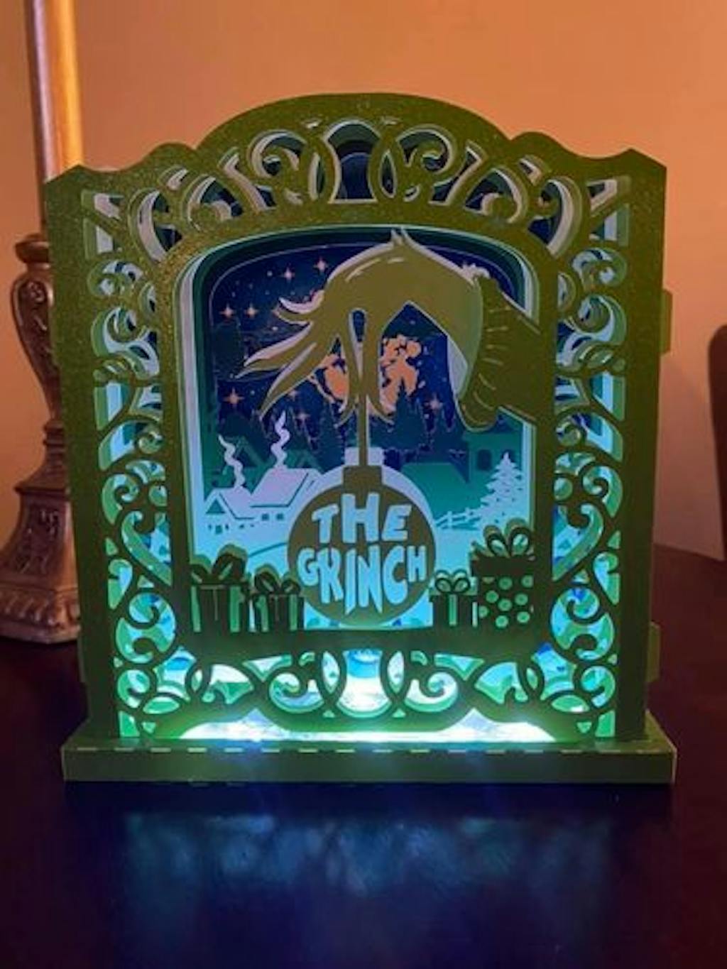 The Grinch Popup Light Box File Cricut File LightBoxGoodMan