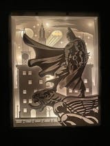 Batman 2 - Paper Cutting Light Box - LightBoxGoodman