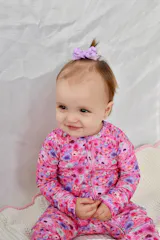Zipper Onesie - Blossom