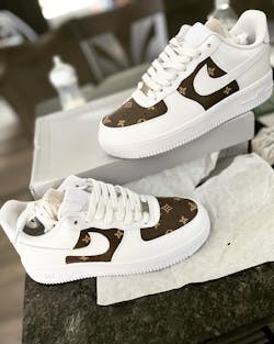 Custom Air Force 1 Chocolate khaki LV