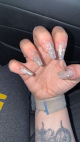 Nude Glitter Butterfly