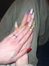 Tropical Bites – 10-Piece Fruit-Inspired Handmade Acrylic Press-On Nails