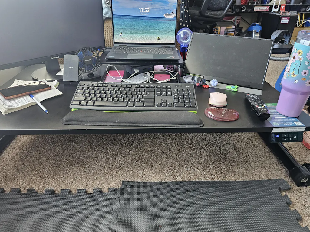 Lillipad Electric Floor to Stand Desk — Fully Assembled