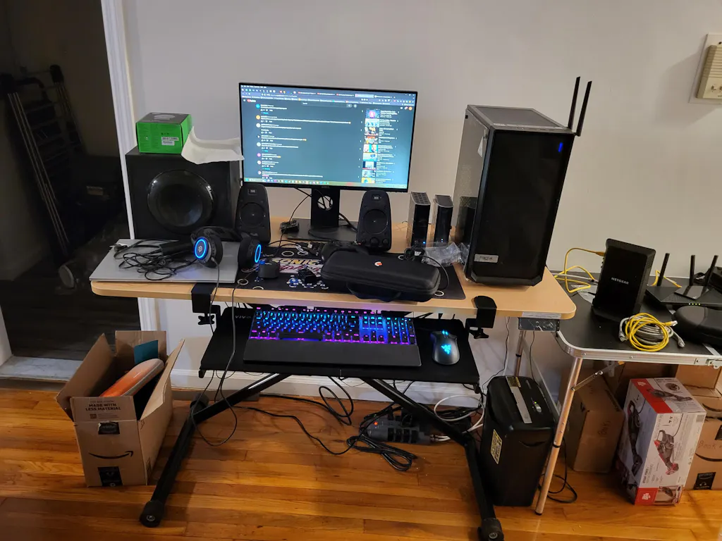 Lillipad Electric Floor to Stand Desk — Fully Assembled