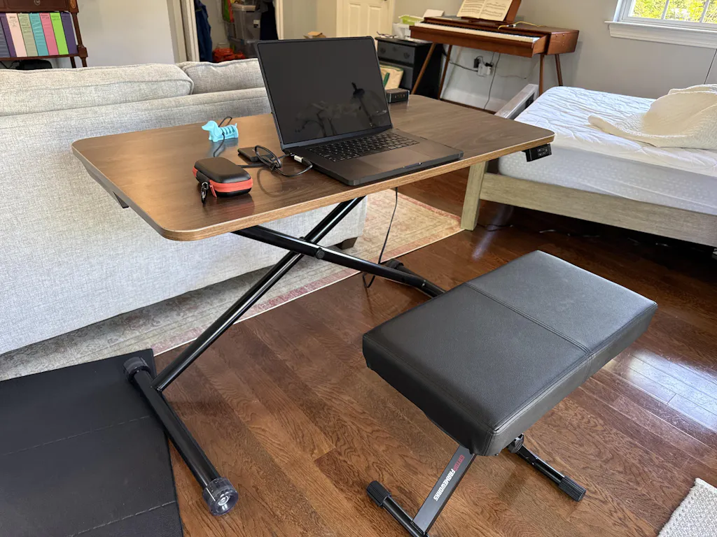 Lillipad Electric Floor to Stand Desk — Fully Assembled