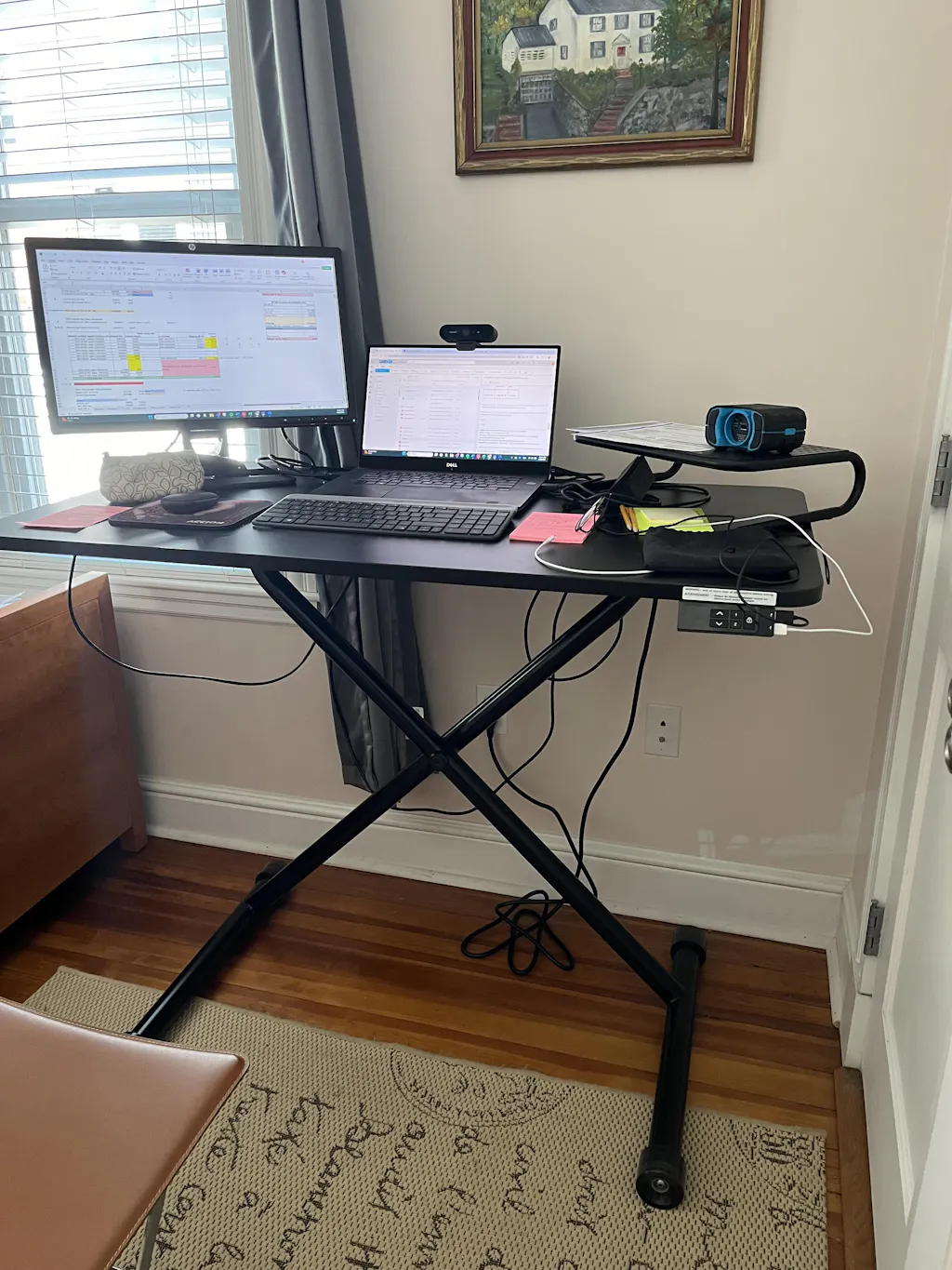 Lillipad Electric Floor to Stand Desk — Fully Assembled