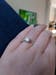 Eden Moissanite & Diamond Platinum Vine Solitaire