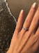 Grace Moissanite Solitaire 18k White Gold Ring