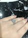 CASEADA - Charles & Colvard Moissanite & Diamond 18k White Gold Halo Ring