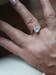 CELINE - Charles & Colvard Moissanite 18k White Gold Pear Solitaire Ring