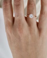 18K white white gold bangle with 16.21 carat round brilliant cut  diamonds.(Twist to open) — Michael John Bridal