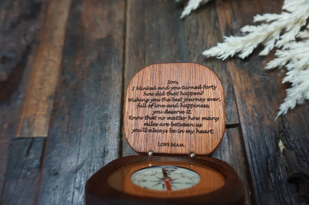 A Graduation Gift He’ll Actually Keep — Personalised Compass for Him