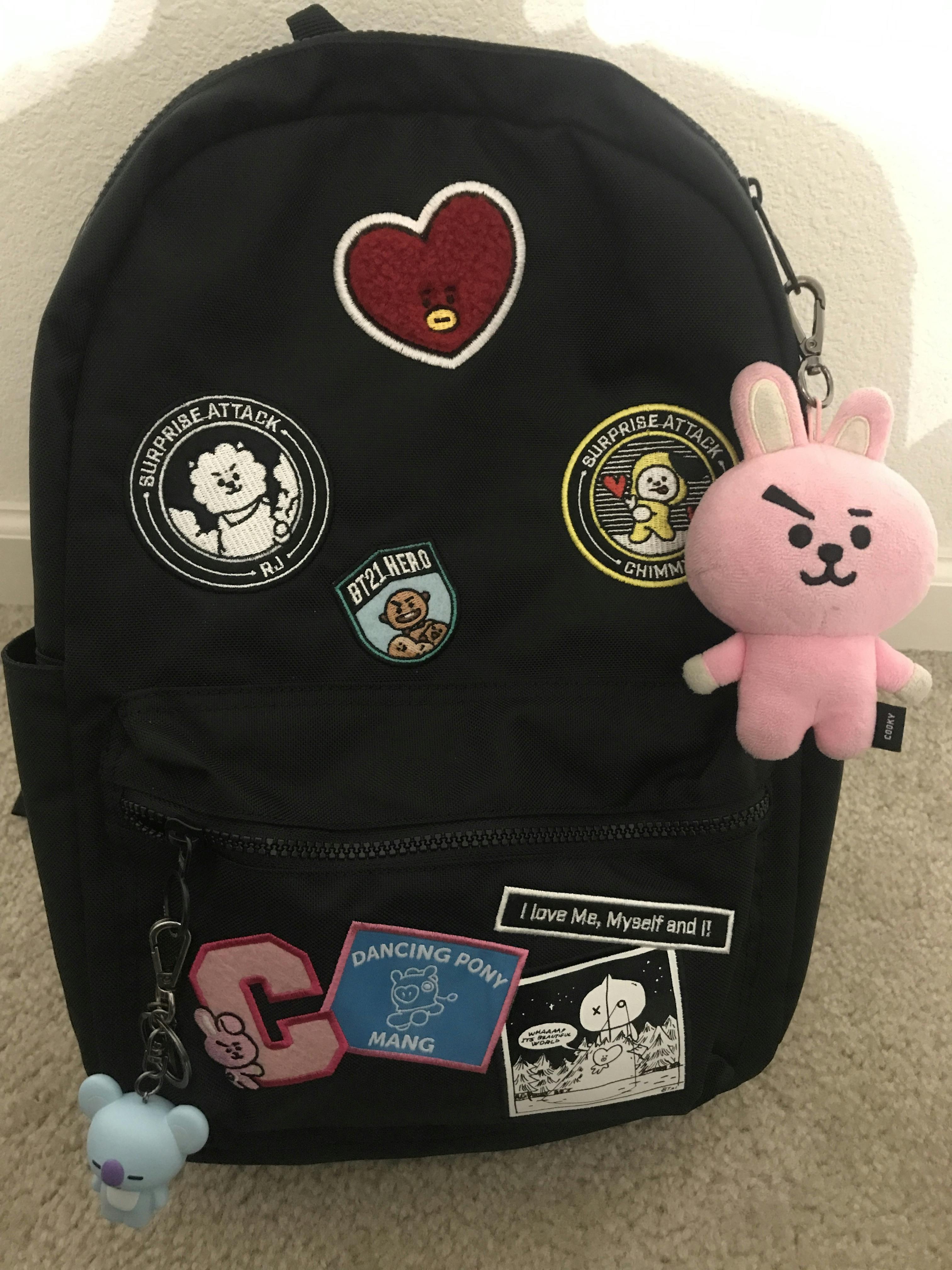 line friends bt21 backpack