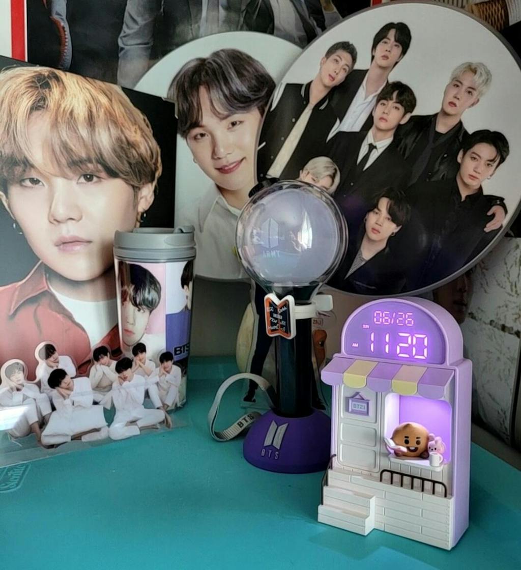 BT21 SHOOKY BABY MLB LED Digital Desk Clock LINE FRIENDS_US