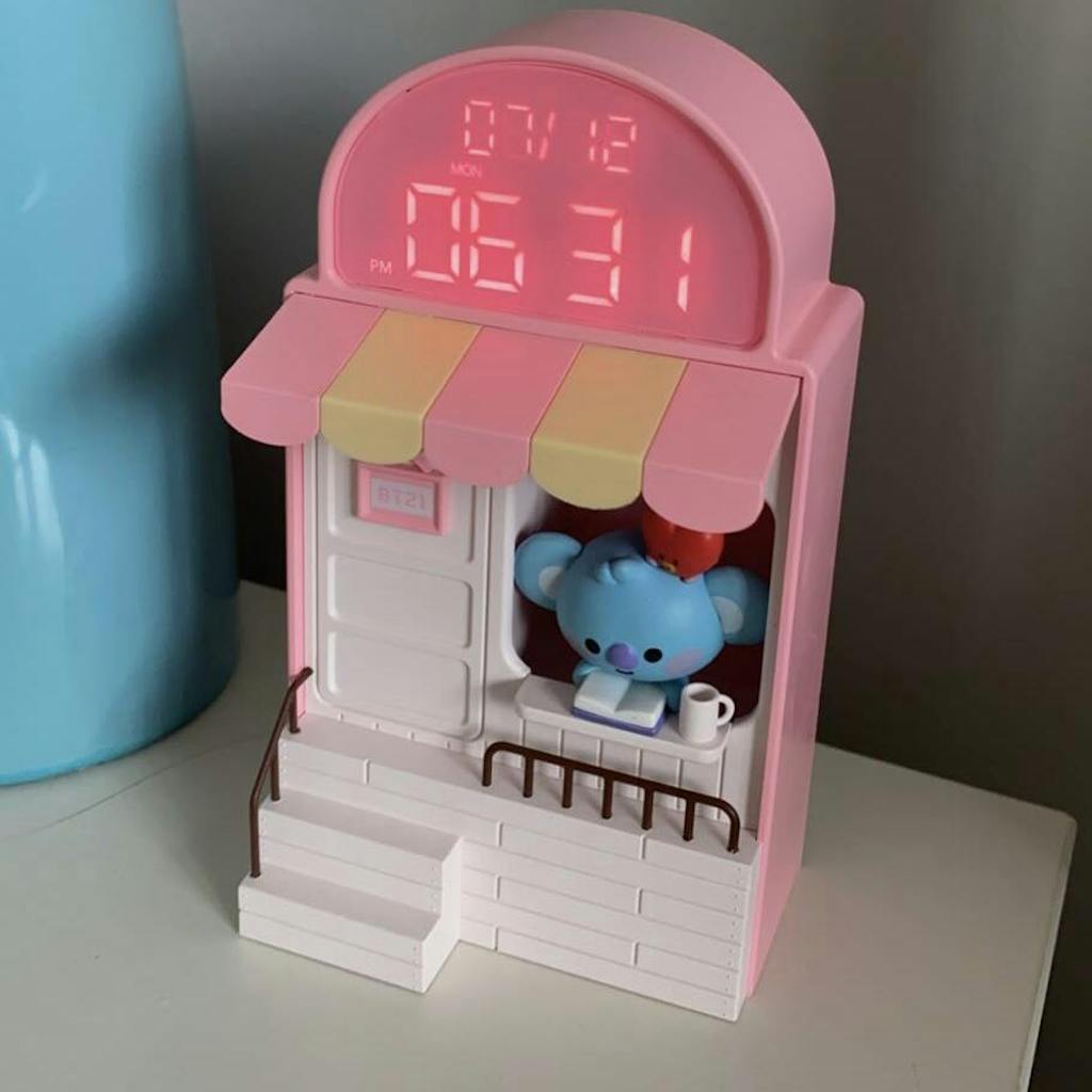 BT21 KOYA BABY MLB LED Digital Desk Clock LINE FRIENDS_US