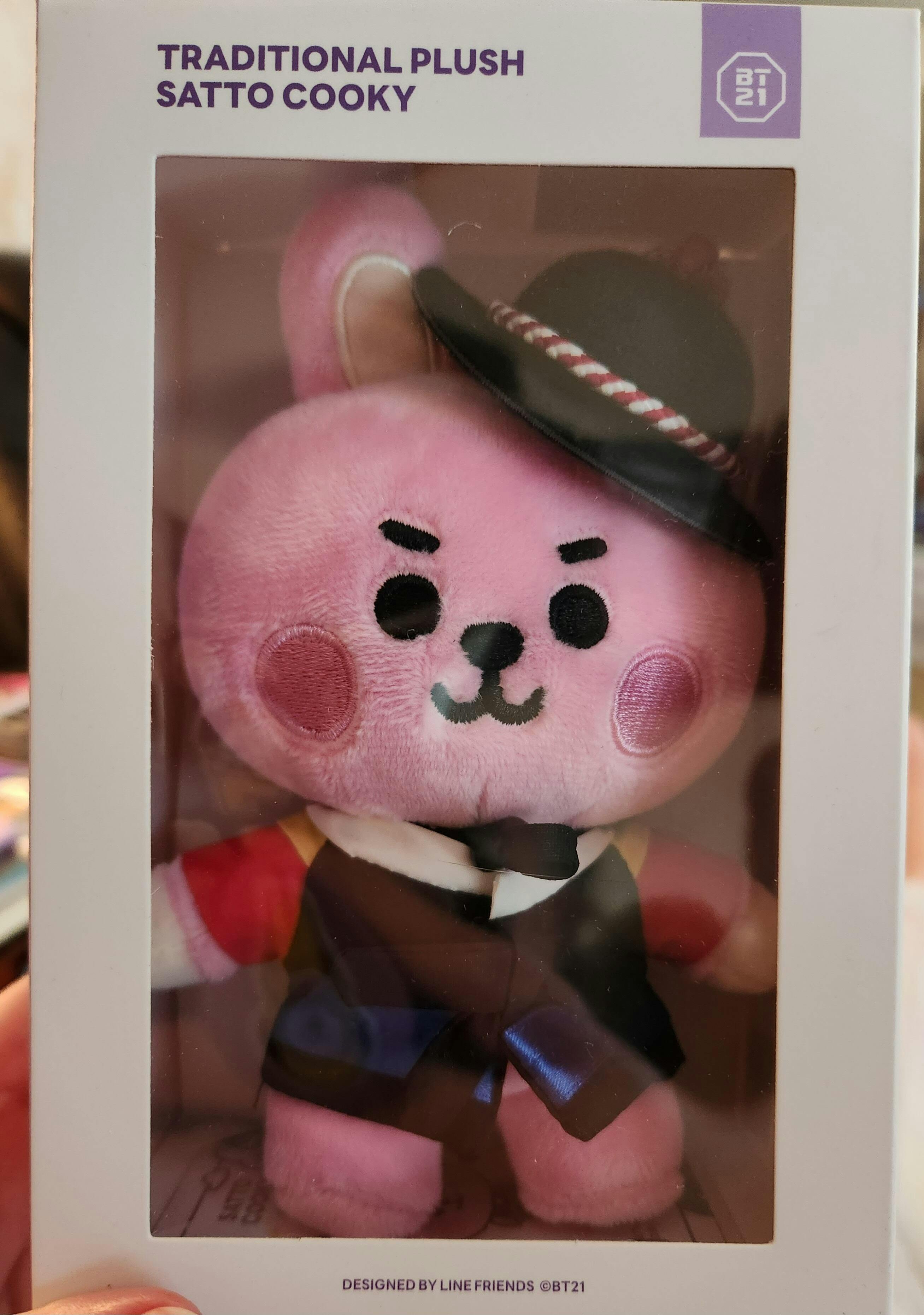 BT21 K-EDITION COOKY PLUSH DOLL + hot BTS PRESENTS EVERYWHERE 10TH ANNIVERSARY PC