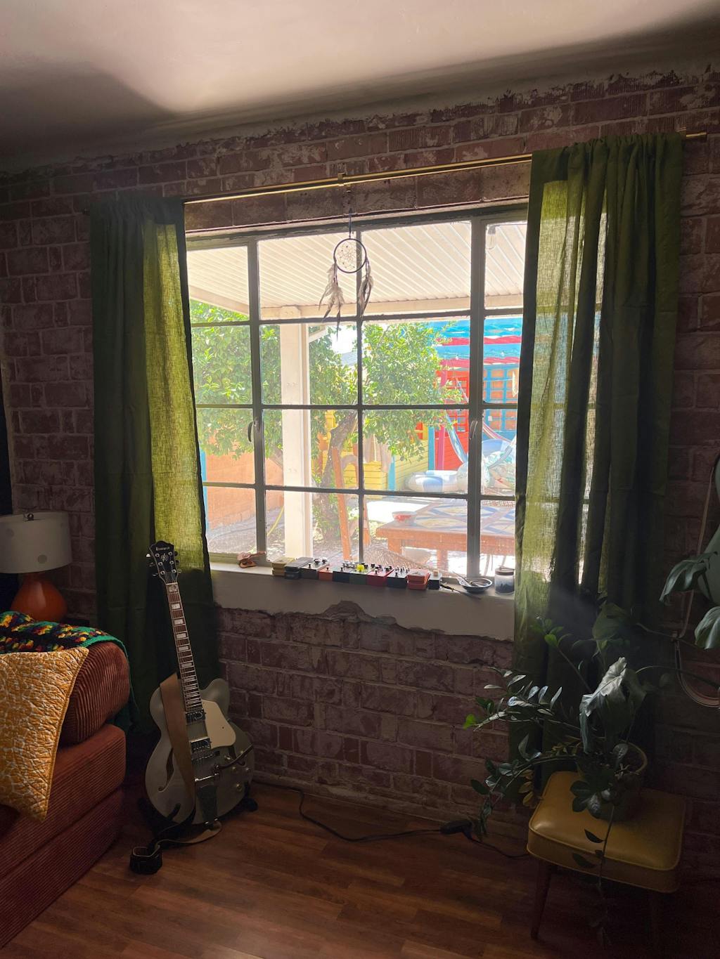 Linen Curtain with Multi Purpose Tape